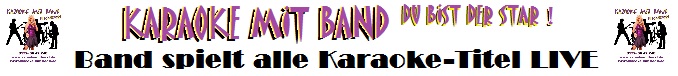 KARAOKE MIT BAND - Homepage
